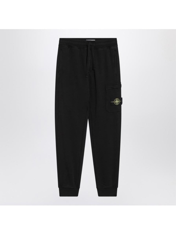 스톤아일랜드 SS25 Stone Island Black cotton jogging trousers S156200644S0051 Black