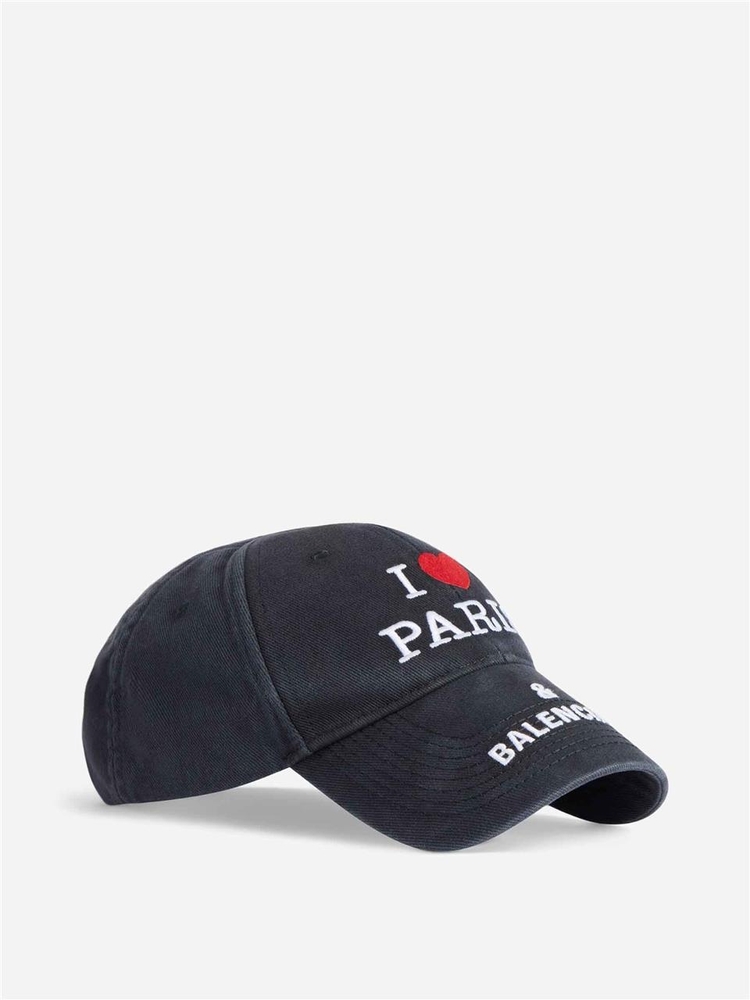 발렌시아가 SS25 I Love Paris & Balenciaga Cap 811743410B2 One Color