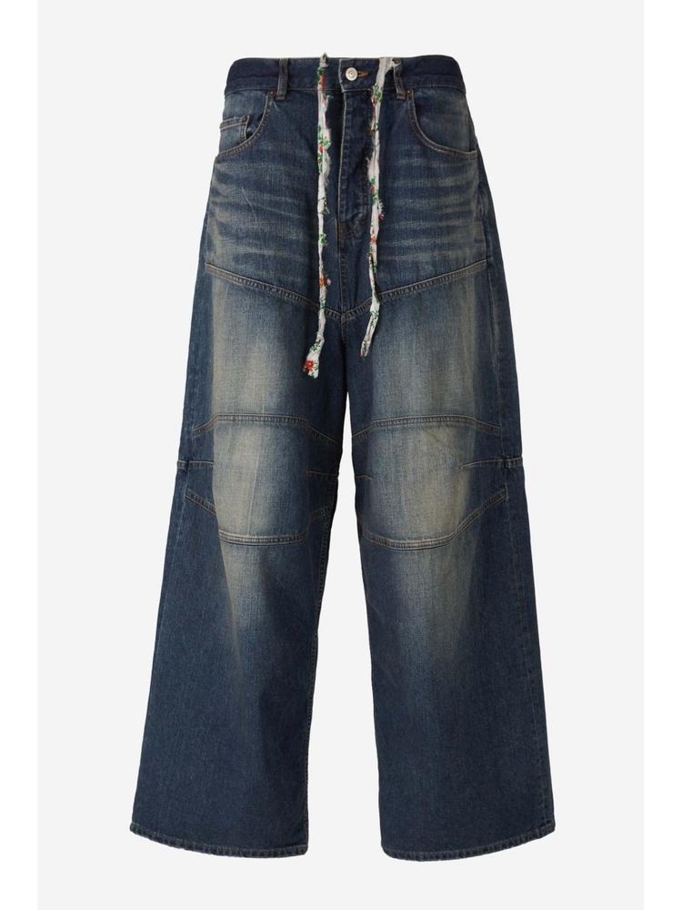 발렌시아가 SS25 Wide Leg Jeans 814161TRW62 One Color