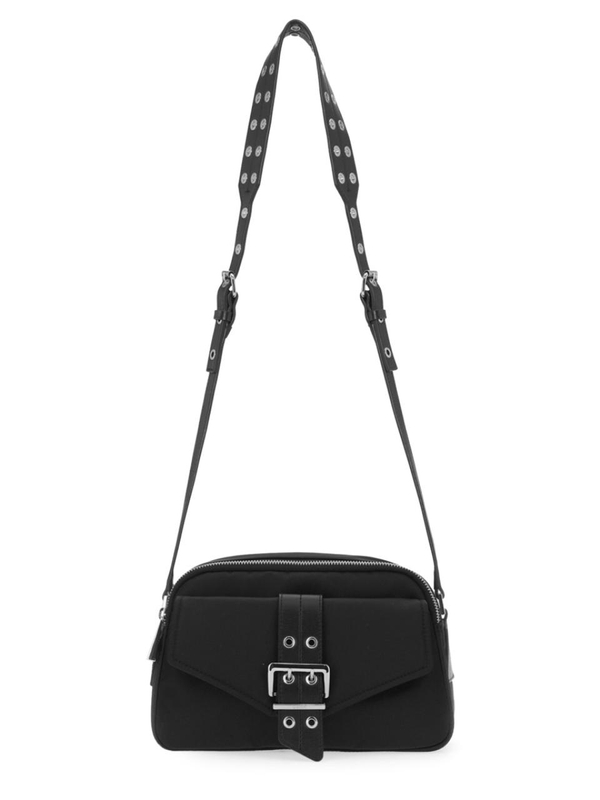 가니 SS25 CHAMBER BAG BUCKY A6370_099 BLACK