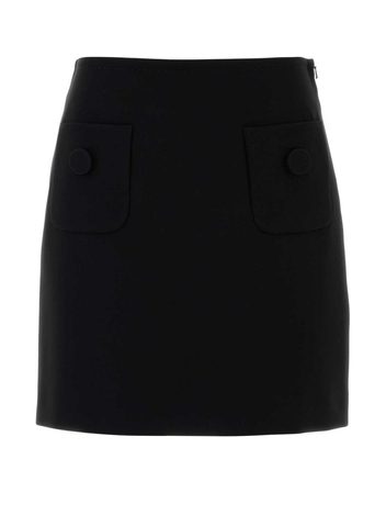 막스마라 스튜디오 SS25 MM STUDIO SKIRTS 2516101011600 001 Black