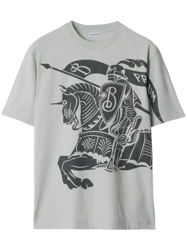 버버리 SS25 Burberry T-shirts and Polos Grey 8104019C1753 Grey