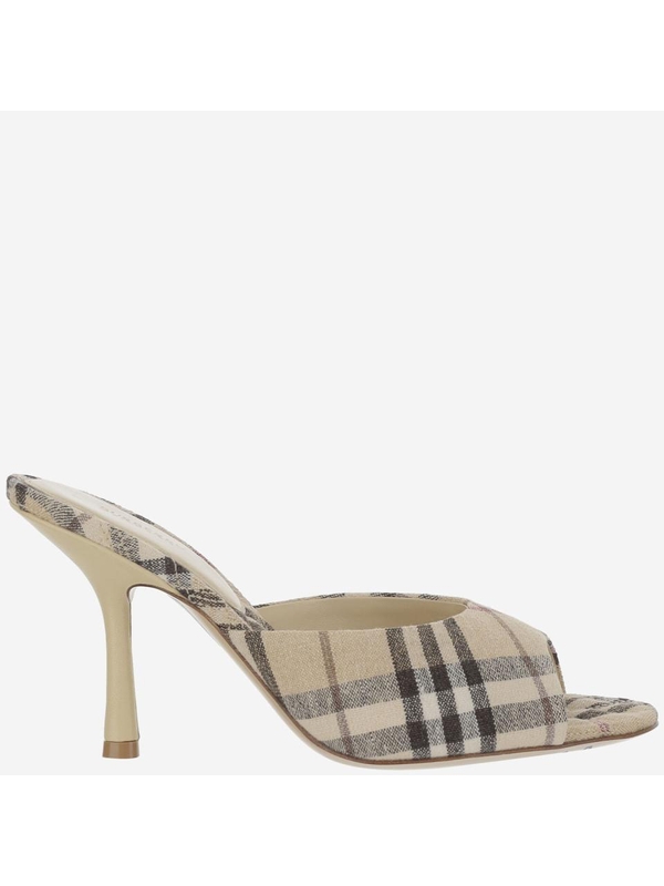 버버리 SS25 Burberry With Heel 8102491ALABASTERIPCHECK One Color