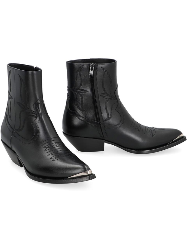 셀린느 FW24 Leon western-style boots 359354505C_38NO One Color