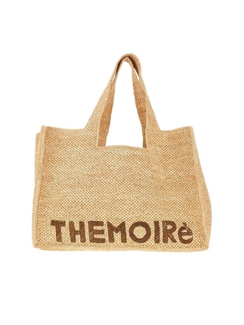 더모아레 SS25 THEMOIRE FABRIC BAG TMSR25MRP37RAFFIANATURAL-NATURAL Beige