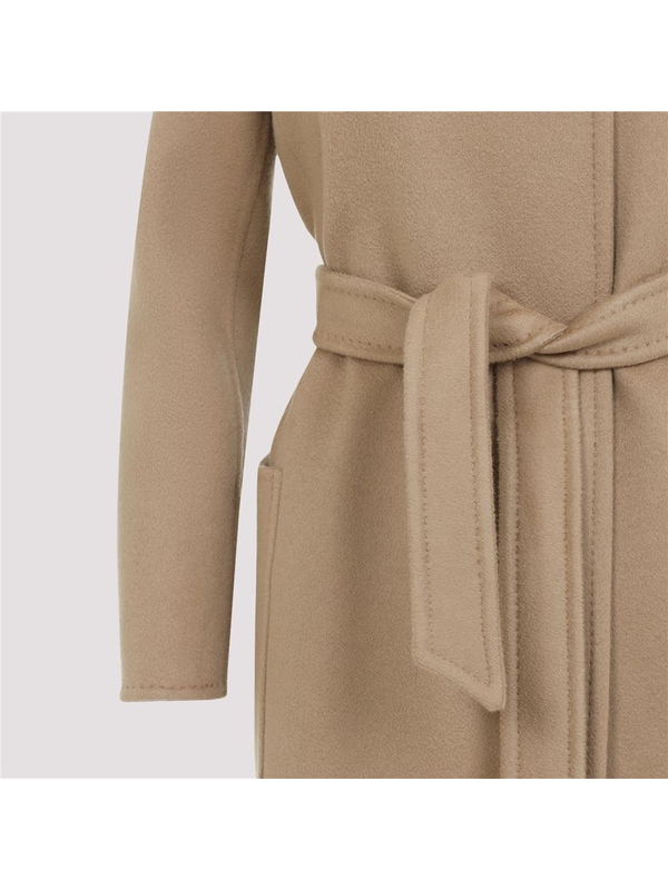 막스마라 SS25 Max Mara Artur Belted Cashmere Coat 2511011041600.10752 One Color