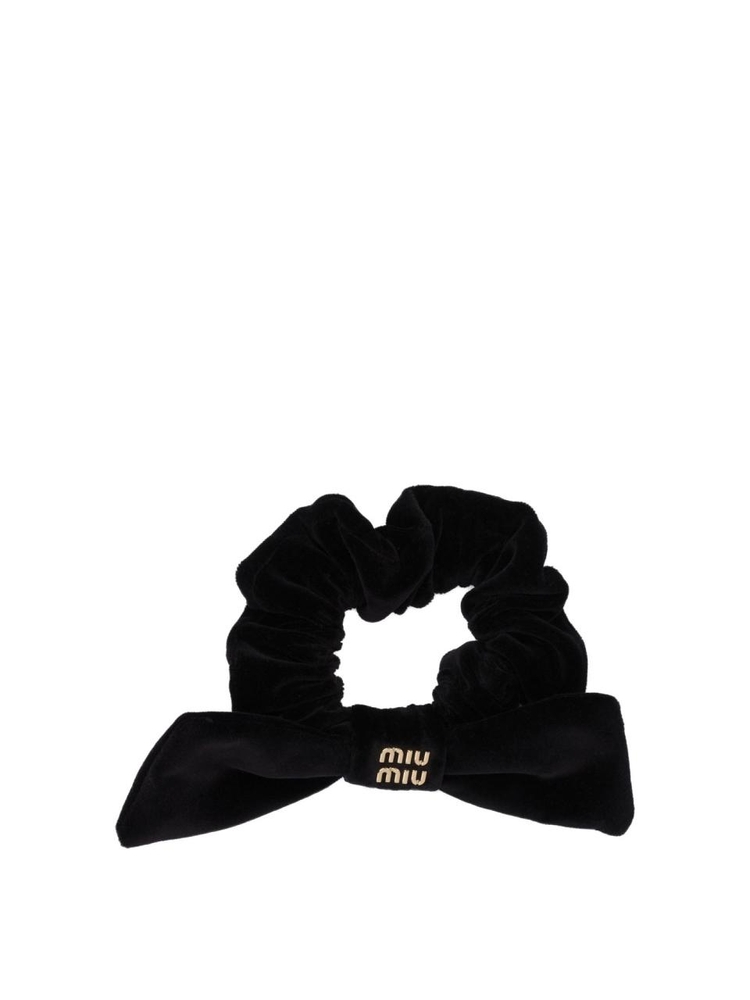 미우미우 SS25 Hair accessories 5IF181068F0002 Black  