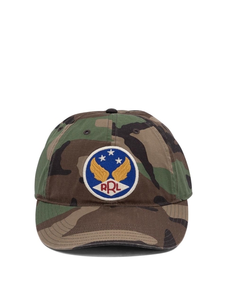 RRL 바이 랄프로렌 SS25 Hats 782860559001WOODLAND CAMO Brown