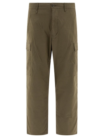 휴먼 메이드 FW24 Trousers HM28PT017OLIVE DRAB Green