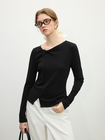 WD_Design knot long sleeve top