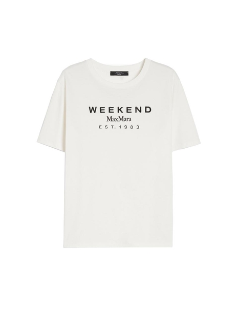 막스마라 SS25 Max Mara Weekend T-shirts and Polos White 5971041600002 White