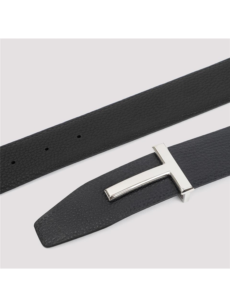 톰 포드 SS25 Tom Ford Leather Belt TB178.LCL236S Black