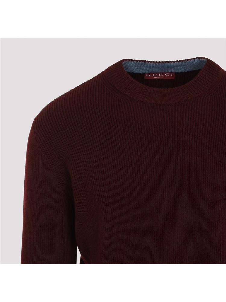 구찌 SS25 WOOL PULLOVER 814521.XKEJT Red