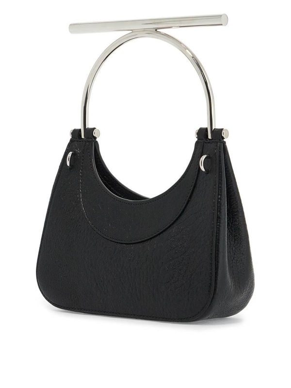 알렉산더 맥퀸 핸드백 FW24 mini cross-bar handbag 803525 1VDBB BLACK/SILVER