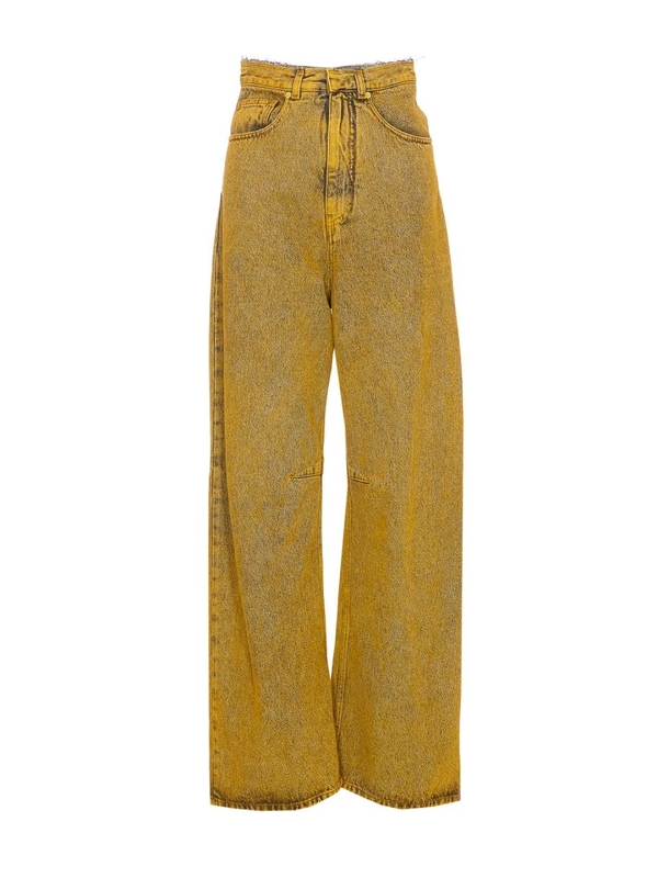 MM6 메종 마르지엘라 팬츠 FW24 MM6 Maison Margiela Trousers Yellow S62LB0174S30652961 Yellow