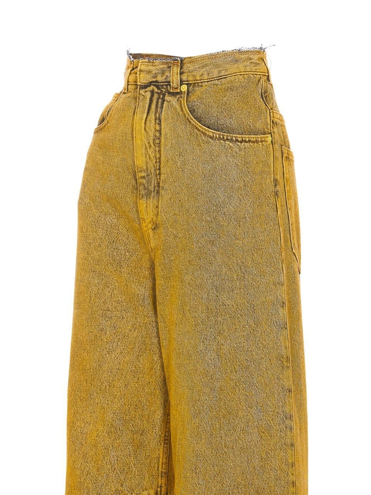 MM6 메종 마르지엘라 팬츠 FW24 MM6 Maison Margiela Trousers Yellow S62LB0174S30652961 Yellow