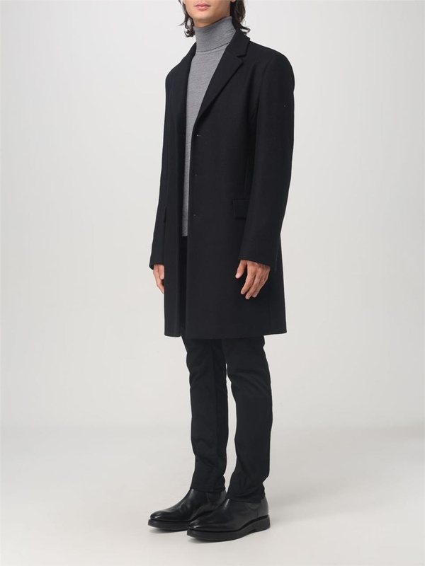 휴고 코트 FW24 Hugo Wool Coat 50528793 001 Black