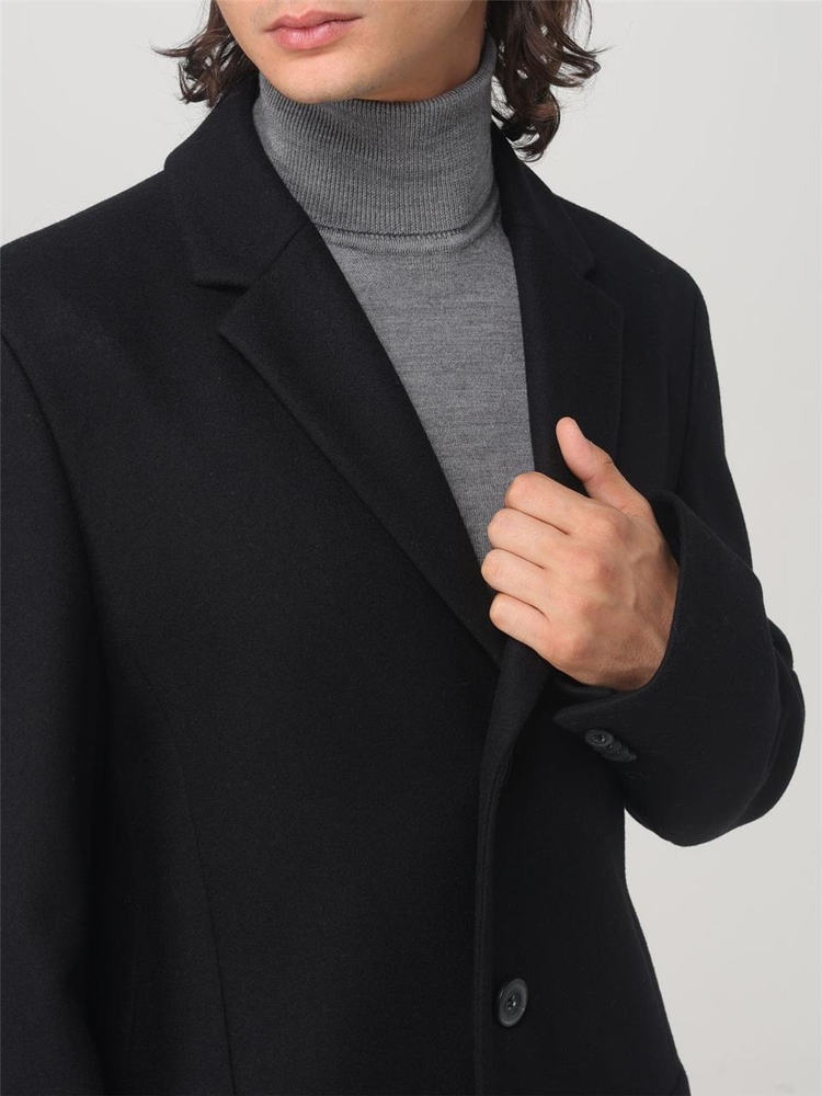 휴고 코트 FW24 Hugo Wool Coat 50528793 001 Black