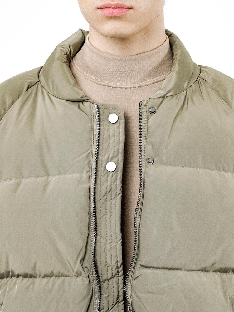 Duck Down Non-collar Padding - Khaki /W244OT06KA-M