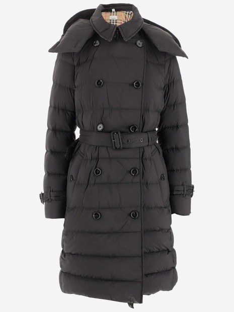 버버리 SS25 Burberry Coats Black 8044680BLACK Black