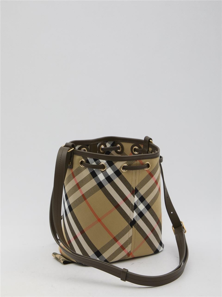 버버리 SS25 Check bucket bag 8093804_B9368 BEIGE