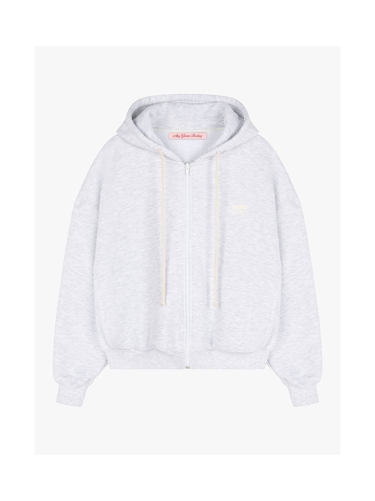  Any Relax Hoodie - Melange Grey