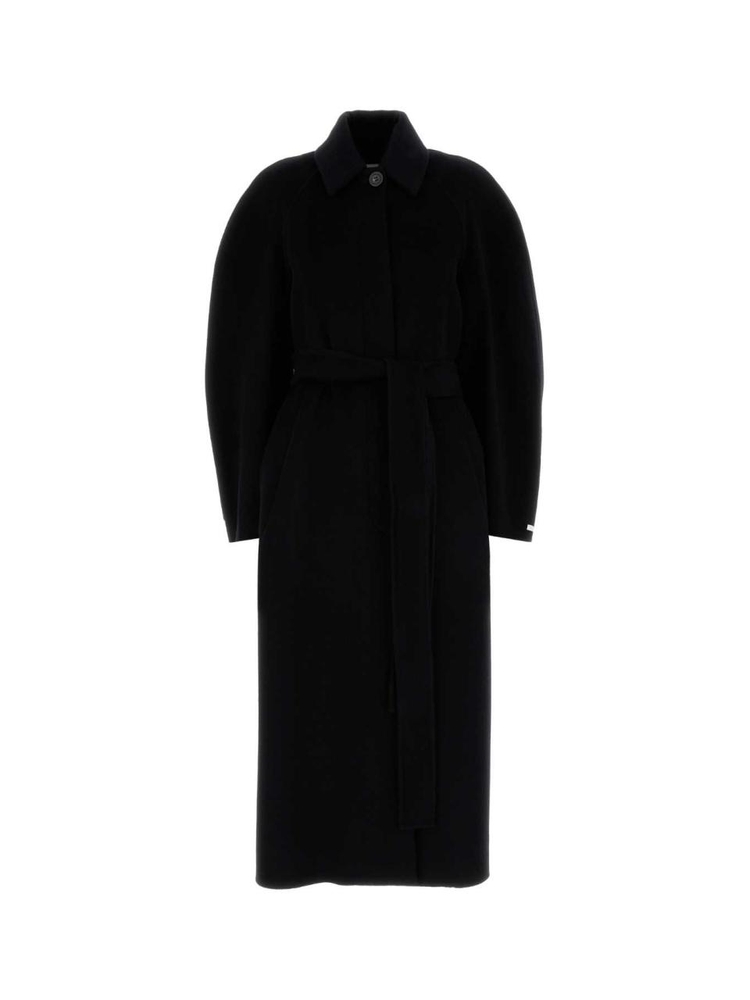 스포트막스 SS25 SPORTMAX COATS 2512011041600 004 Black