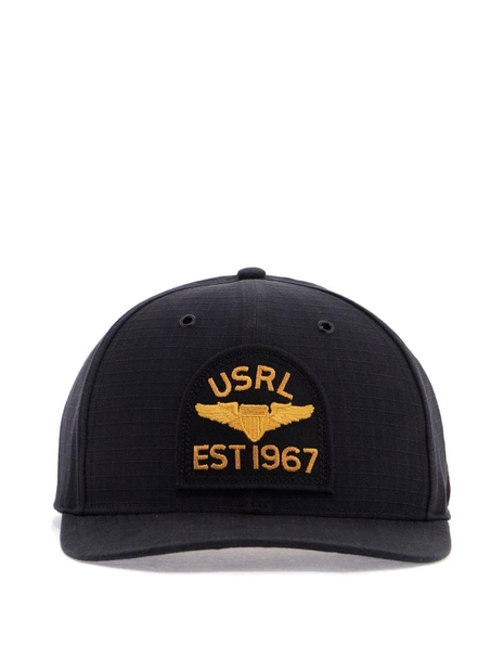 폴로 랄프로렌 SS25 black cotton cap with embroidered patch and adjustable closure 710957343001 POLO BLACK