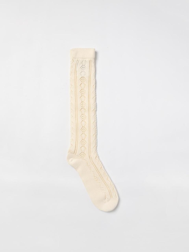 발렌티노 SS25 Valentino Mens Socks 6V3KI02FAS9 581 Cream