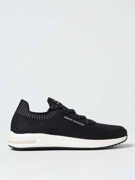 아르마니 익스체인지 SS25 Armani Exchange Mens Sneakers XUX267XV900 00002 Black