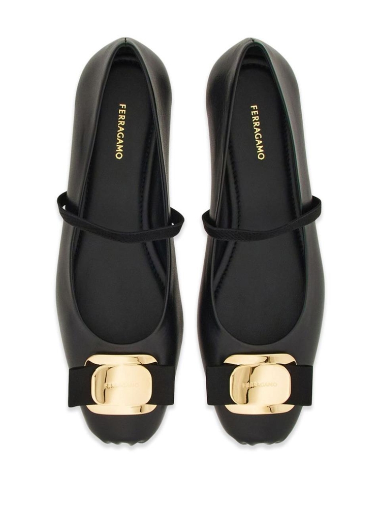 페라가모 SS25 Ferragamo Flat shoes Black 0768868NERO Black