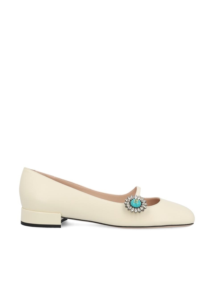 발렌티노 가라바니 SS25 Valentino Garavani Flat shoes 6W2S0LL7DHS9TK IVORY/CRYSTAL/TURCHESE