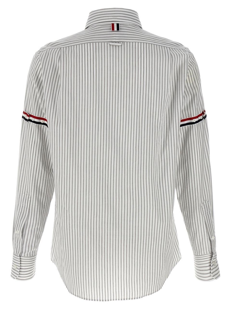 톰 브라운 SS25 Striped shirt MWL301OF0810035 Gray