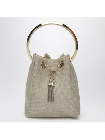 지미추 SS25 Jimmy Choo Champagne coloured bucket bag Bon Bon BONBONWGJ Beige