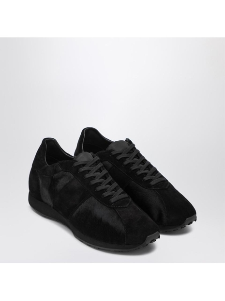 더 로우 FW24 The Row Black sneaker in pony and velvet F1572L40L70W263 Black