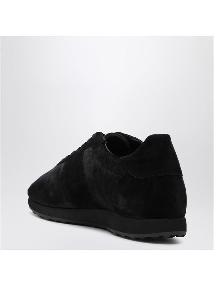 더 로우 FW24 The Row Black sneaker in pony and velvet F1572L40L70W263 Black