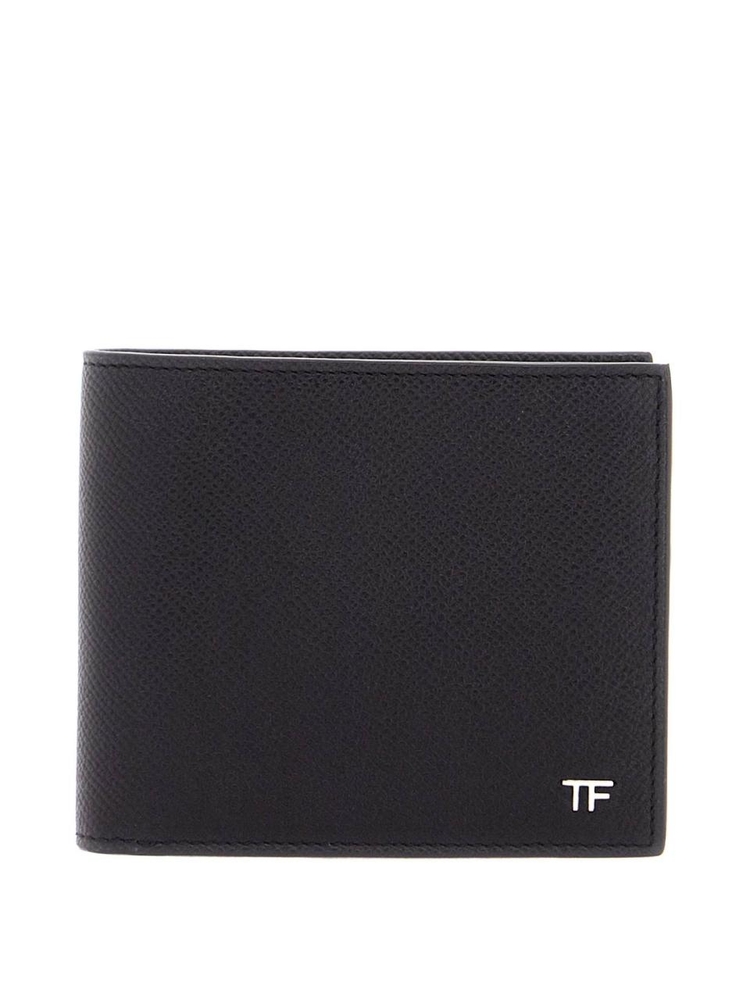 톰 포드 SS25 compact foldable black calfskin wallet made in italy YM228 LCL081S BLACK