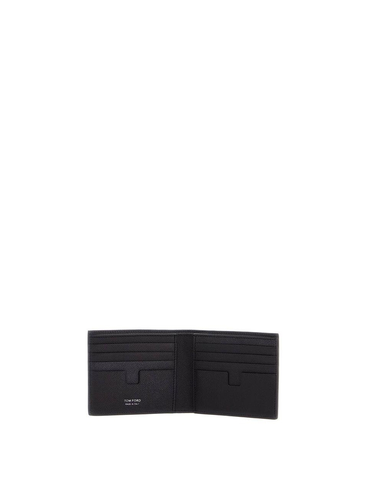 톰 포드 SS25 compact foldable black calfskin wallet made in italy YM228 LCL081S BLACK