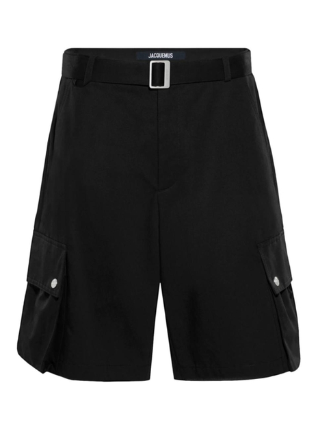 자크뮈스 SS25 JACQUEMUS Shorts Black 246PA0961534990 Black