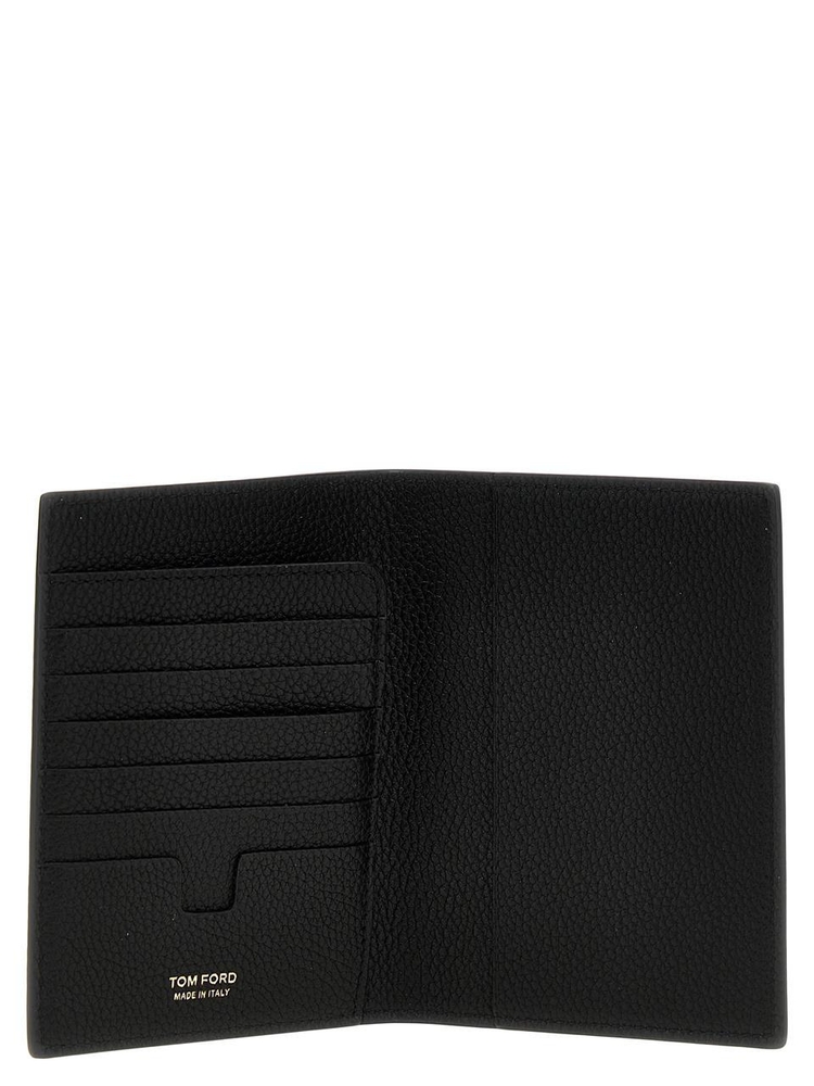 톰 포드 SS25 Logo passport holder Y0274LCL158G1N001 Black  