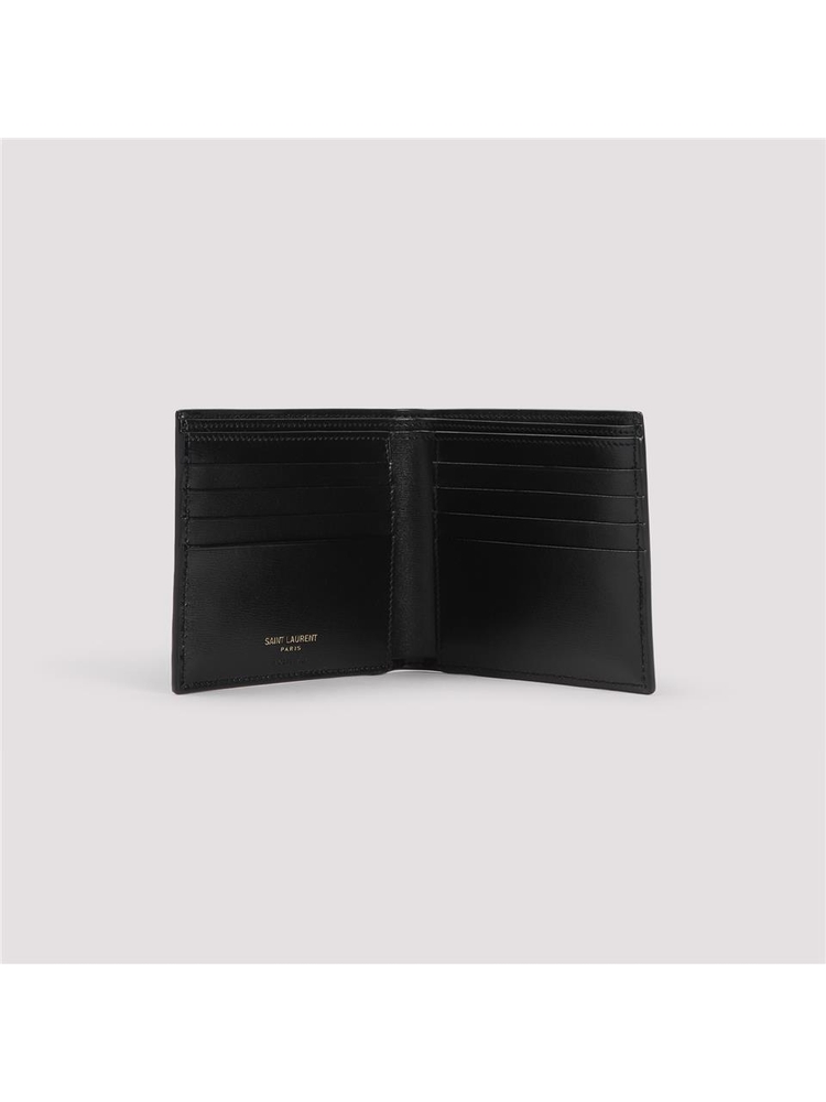 생로랑 SS25 Saint Laurent YSL Wallet 607727.02G0W Black