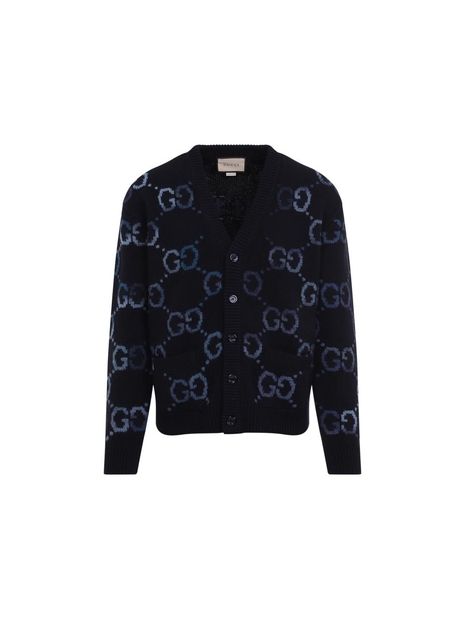 구찌 SS25 Gucci GG Degrade Cardigan 770507.XKDSJ Blue