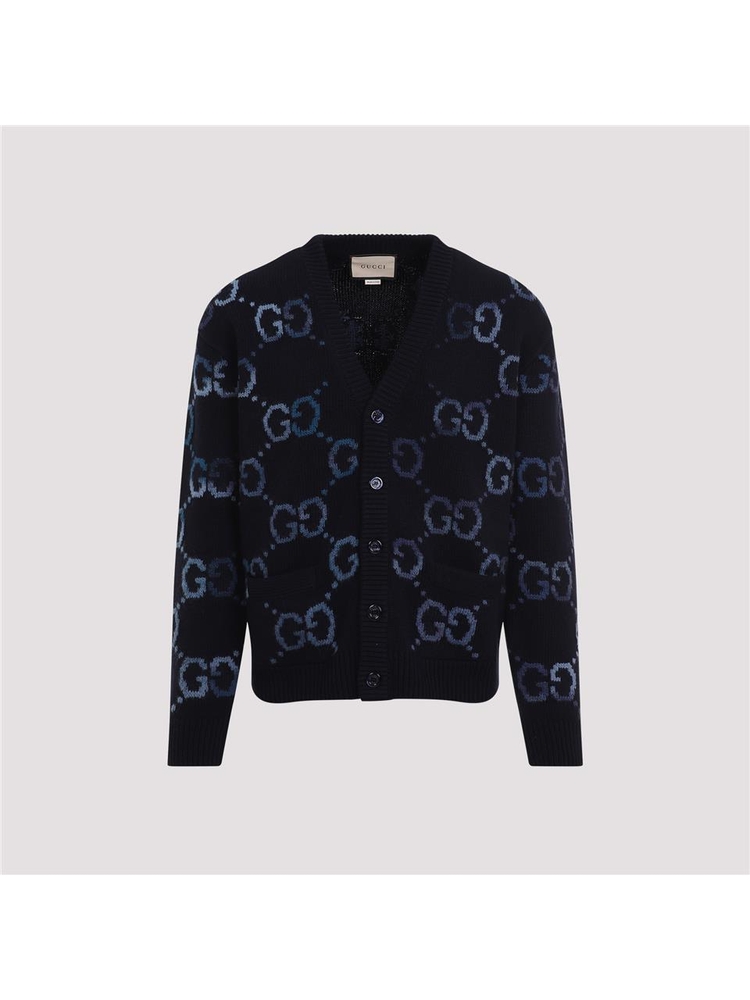 구찌 SS25 Gucci GG Degrade Cardigan 770507.XKDSJ Blue