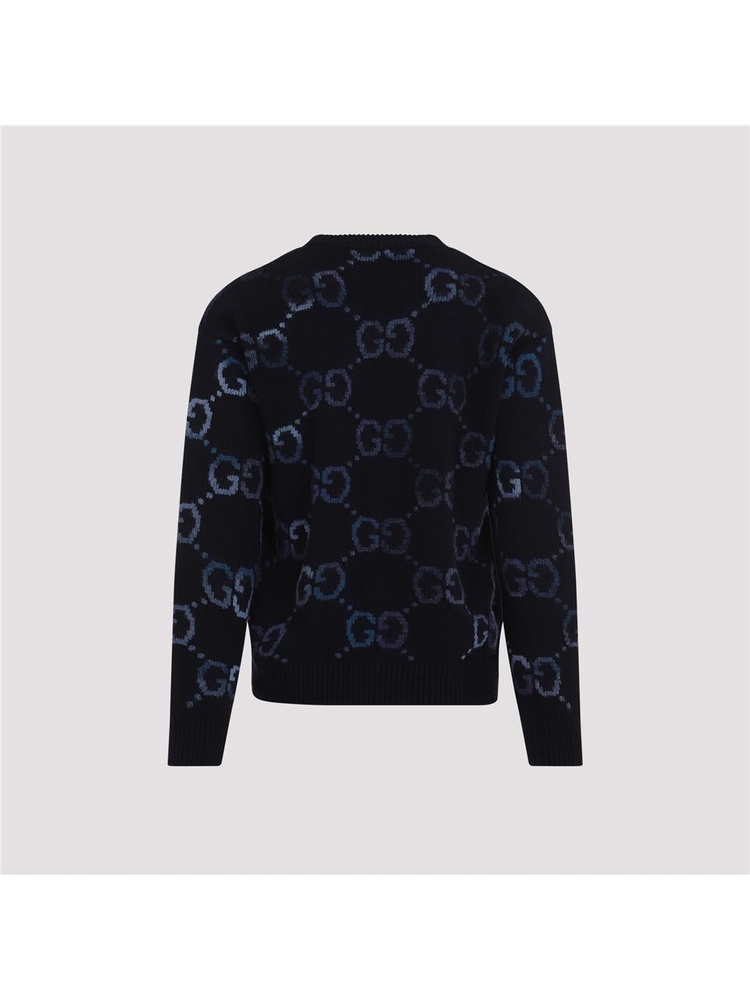 구찌 SS25 Gucci GG Degrade Cardigan 770507.XKDSJ Blue