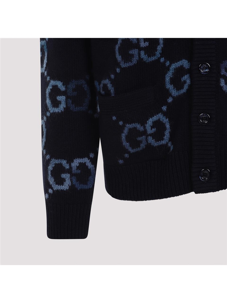 구찌 SS25 Gucci GG Degrade Cardigan 770507.XKDSJ Blue