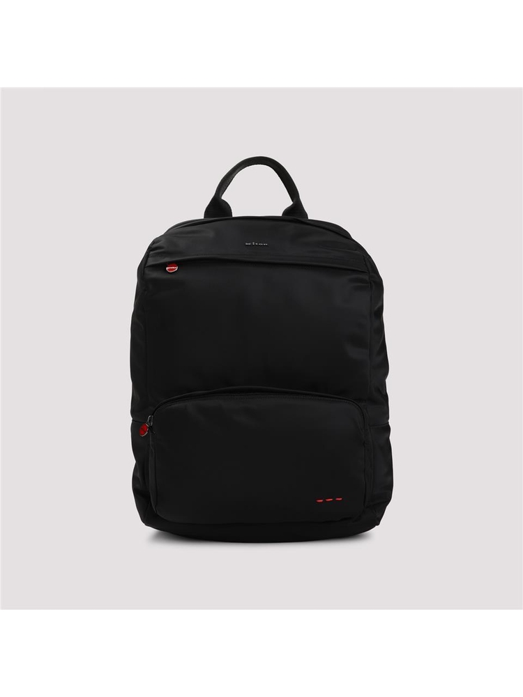 키톤 SS25 Kiton Polyamide Backpack UBA0056N0122101001 Black