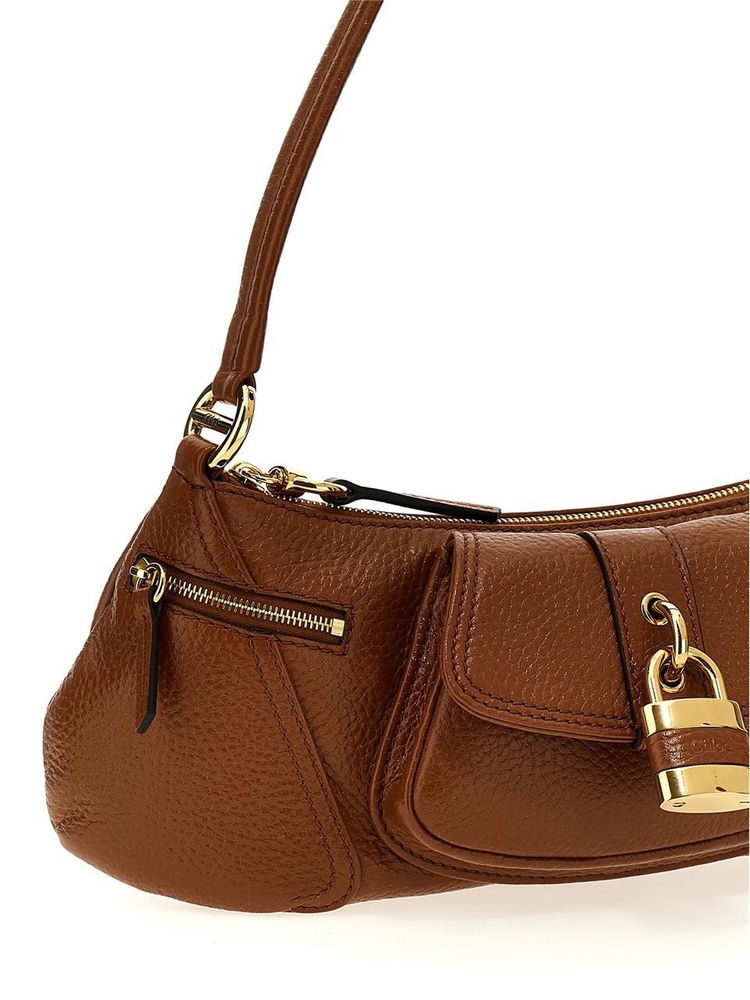 끌로에 SS25 The 99 shoulder bag CHC24AS710N8426M Brown