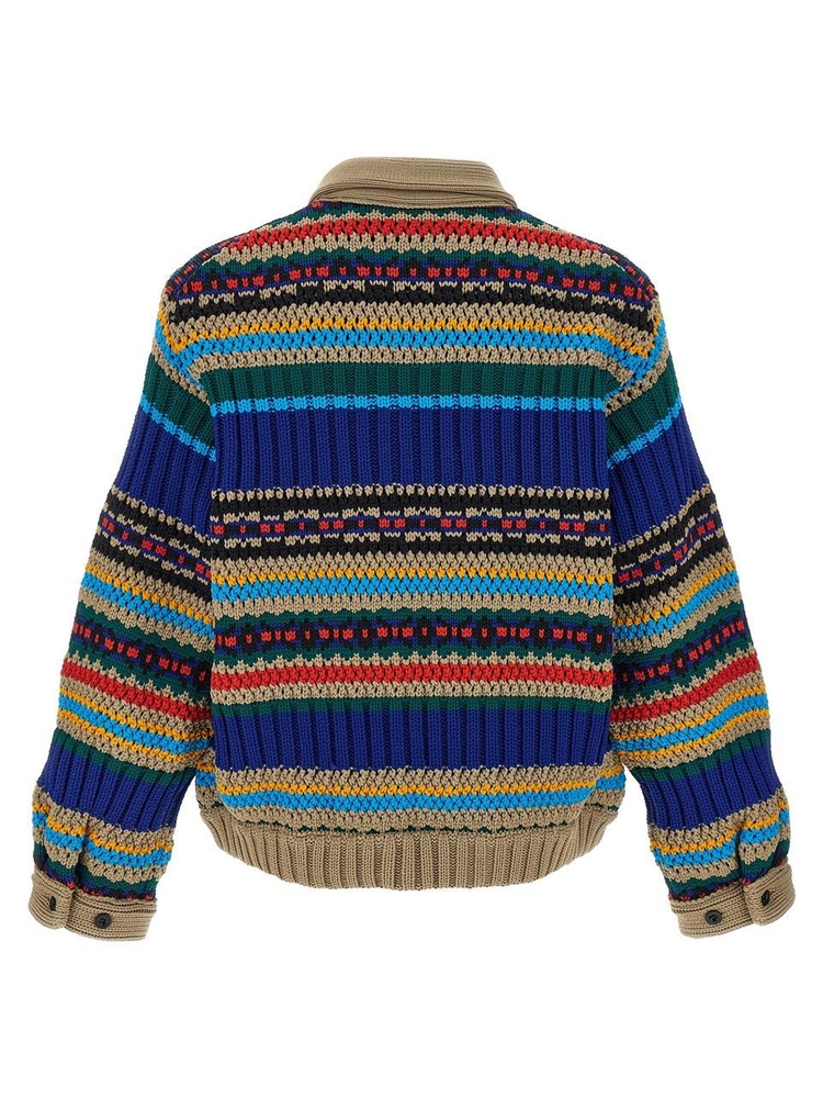 사카이 SS25 Knitted jacket 2503600M926 Multicolor