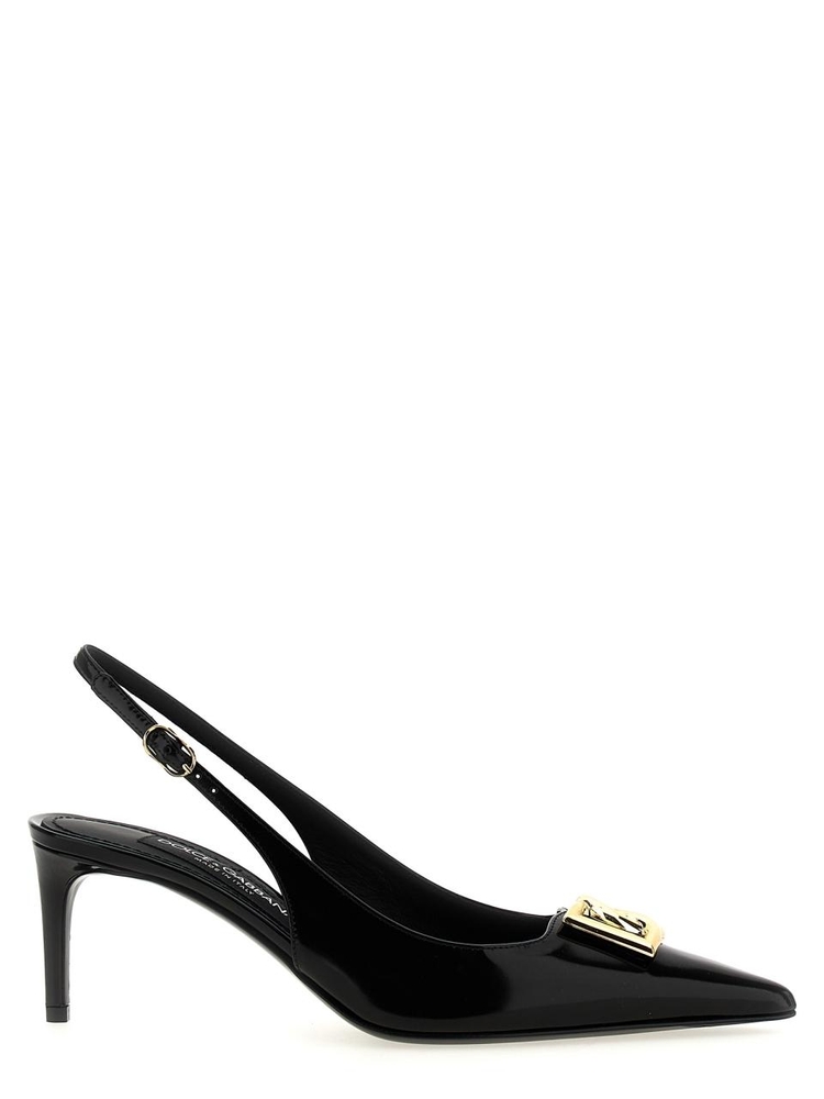 돌체앤가바나 SS25 Lollo slingback CG0894A103780999 Black  