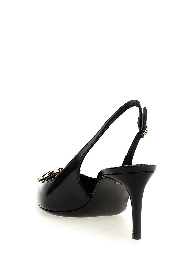 돌체앤가바나 SS25 Lollo slingback CG0894A103780999 Black  